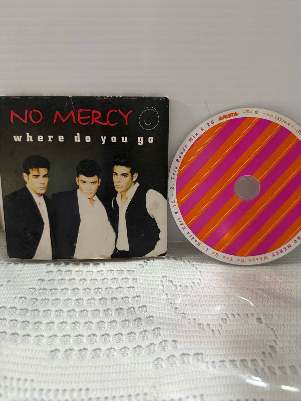 "Where Do You Go" CD – Pink & Orange Disc